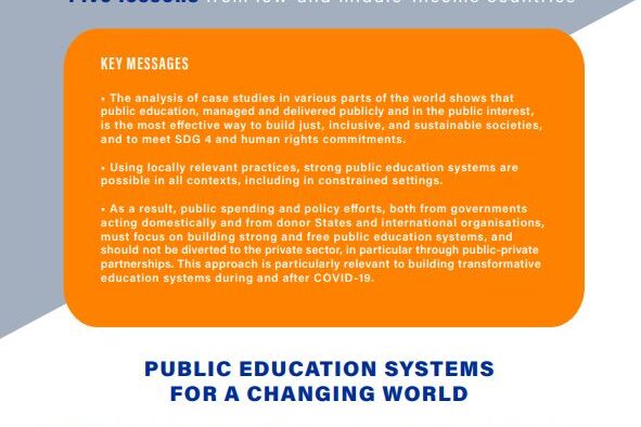 Public Education Works - Five lessons from low- and middle-income countries