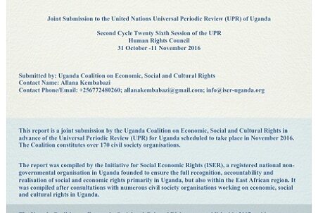 The State of economic, social and cultural rights in Uganda and emerging issues